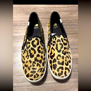 KEDS x Kate spade New York double decker leopard print sneakers